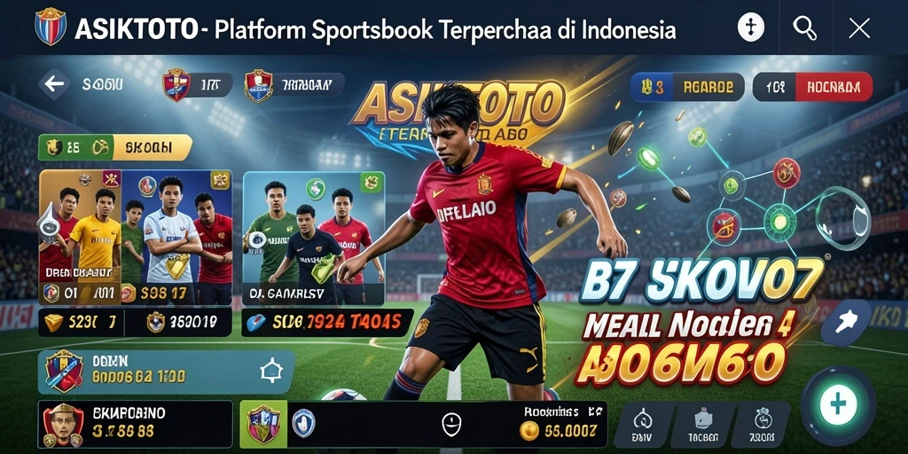 Tampilan screenshot utama ASIKTOTO menampilkan fitur taruhan olahraga yang menarik.