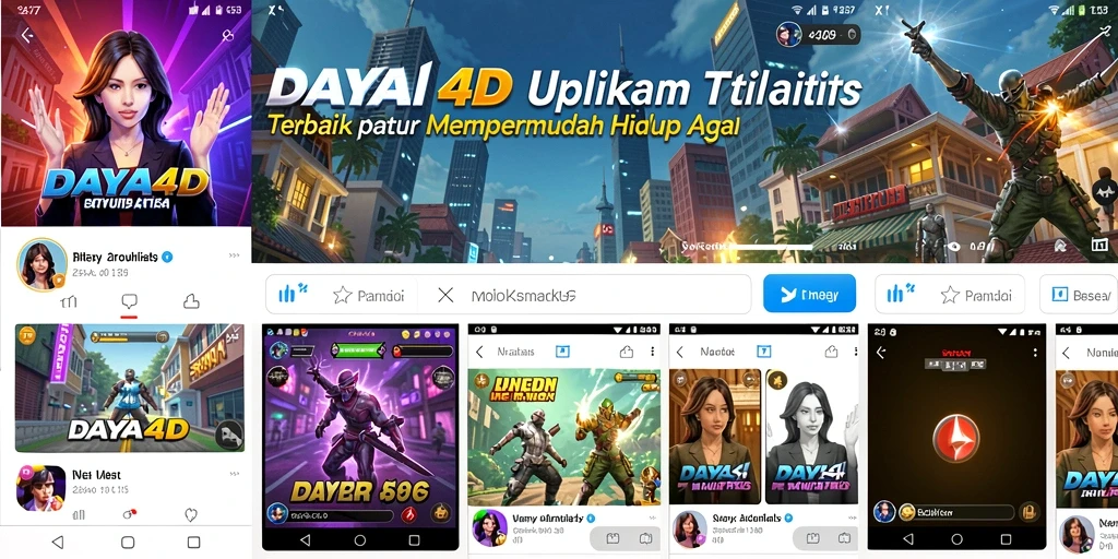Tampilan utama aplikasi DAYA4D dengan fitur-fitur utilitasnya.