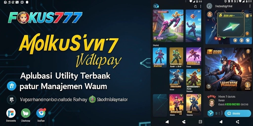 Tampilan antarmuka pengguna aplikasi FOKUS777 yang menarik dan intuitif.