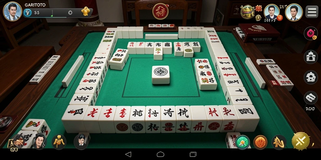 Screenshot GARITOTO menampilkan gameplay yang seru dengan tantangan Mahjong.