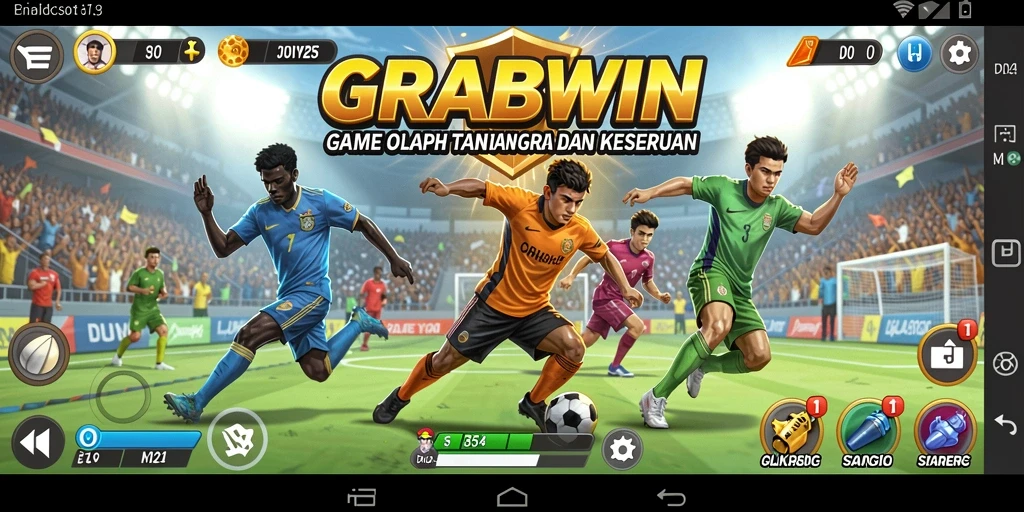 Tampilan utama gameplay GRABWIN yang seru dan mendebarkan.