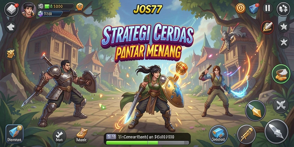 Screenshot JOS77 menampilkan aksi strategis yang mendebarkan.