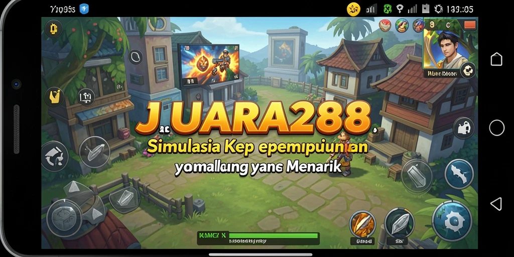 Screenshot gameplay JUARA288 yang menunjukkan simulasi kepemimpinan.