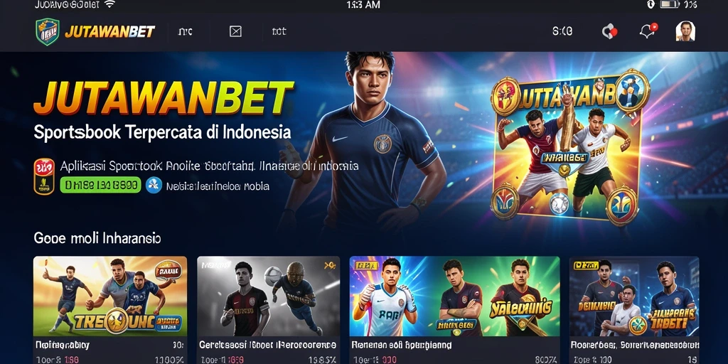 Tampilan utama permainan Sportsbook JUTAWANBET yang menarik