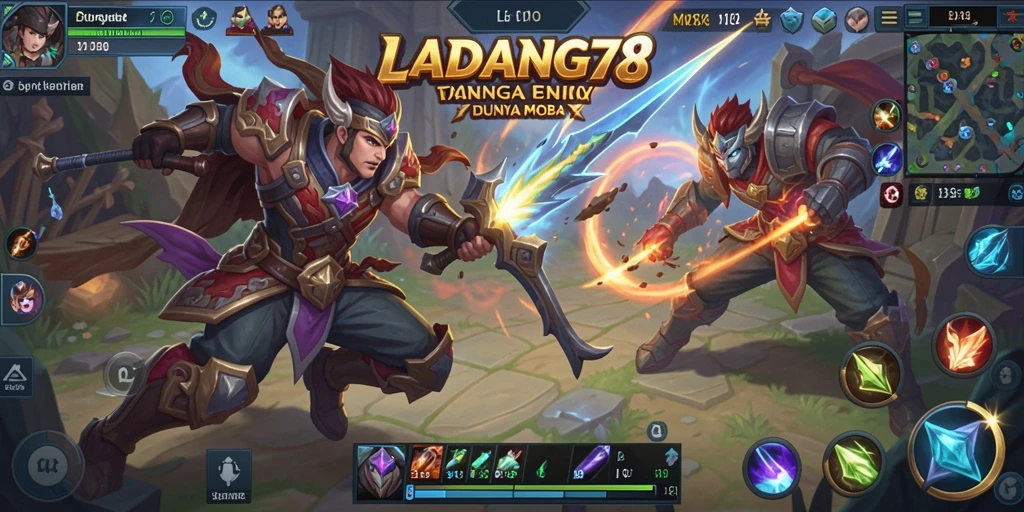 Tangkapan layar gameplay menarik dari LADANG78 saat pertempuran sengit.