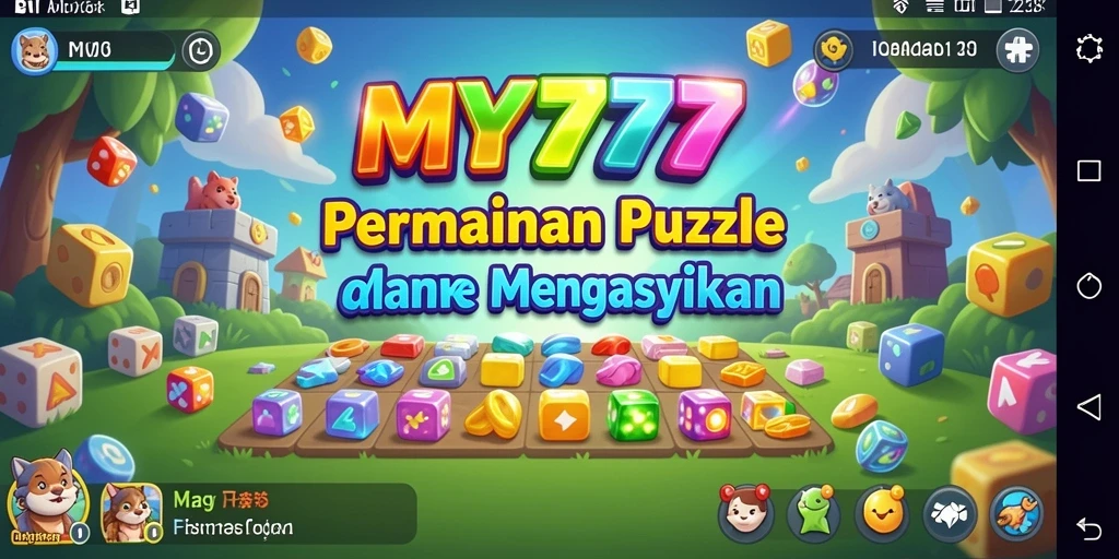 Tampilan gameplay MY777 yang seru dengan berbagai puzzle menantang.