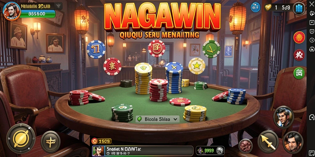 Screenshot gameplay seru NAGAWIN dengan grafis menarik.