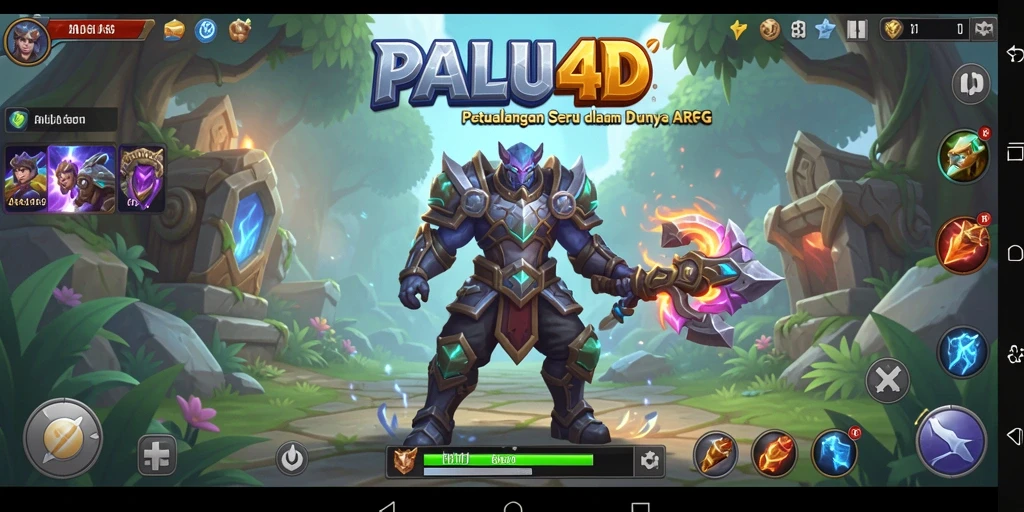 Tampak menarik dalam screenshot gameplay PALU4D sebagai game ARPG.